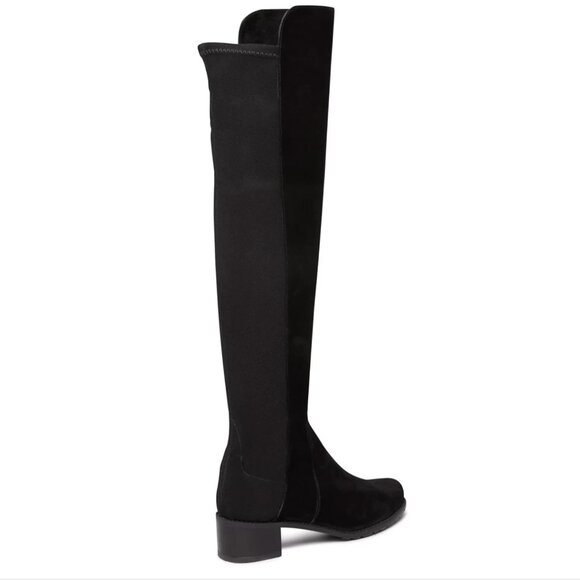 Stuart Weitzman Reserve Black Suede Over-the-Knee Boots - Size 36 - Picture 13 of 13